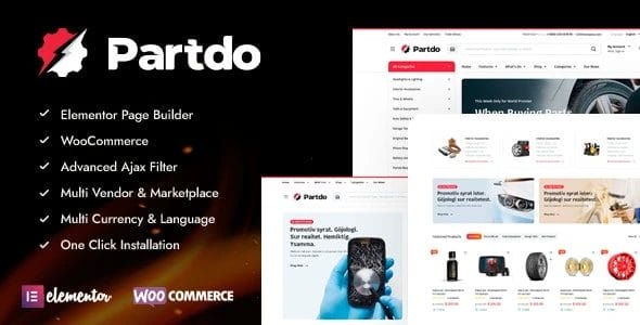Partdo Auto Parts and Tools Shop WooCommerce Theme